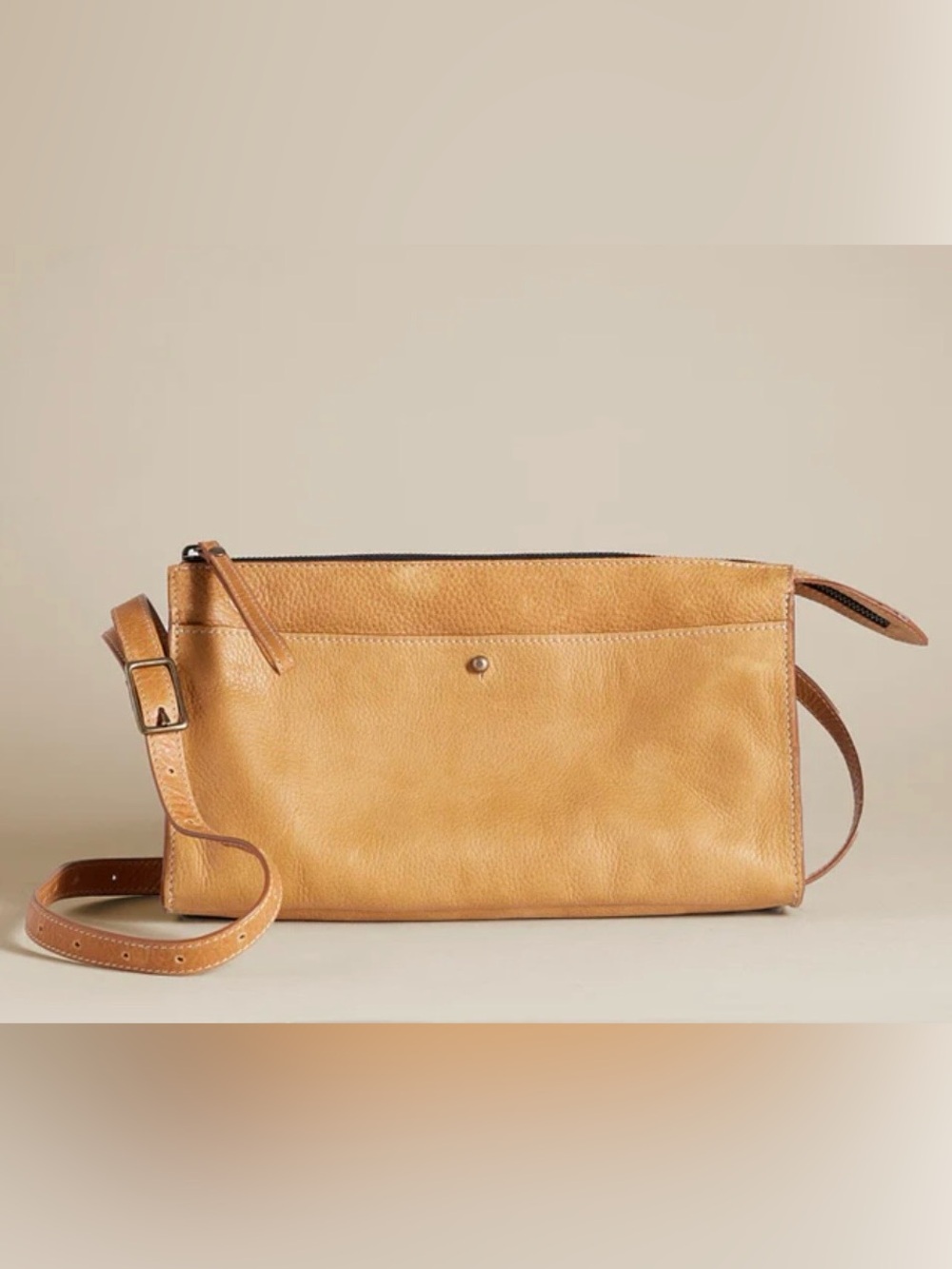 Lily Crossbody - Heritage "Broken-In" Leather Tan